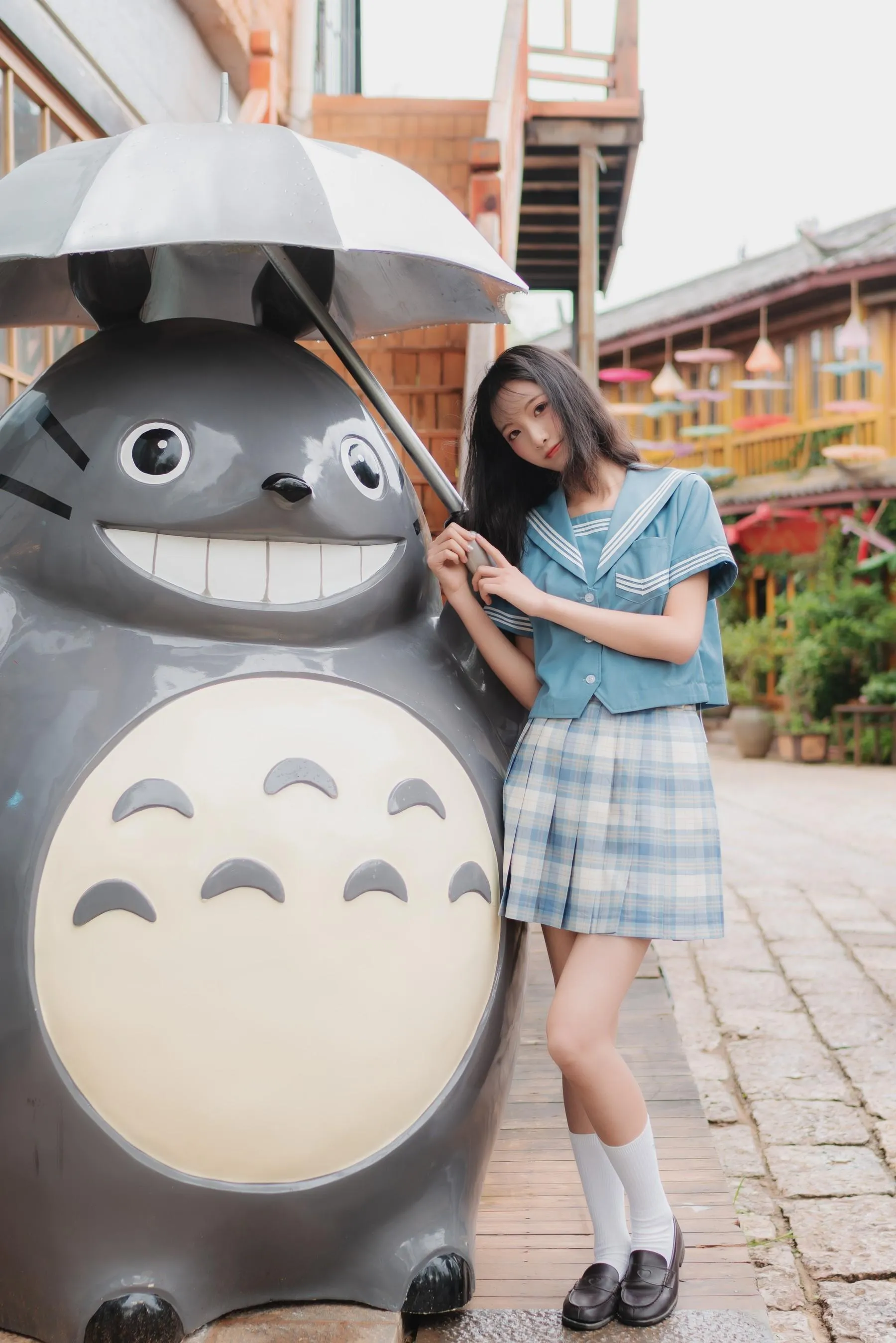 西瓜少女 NO.001 丽江写真JK [45P]插图4